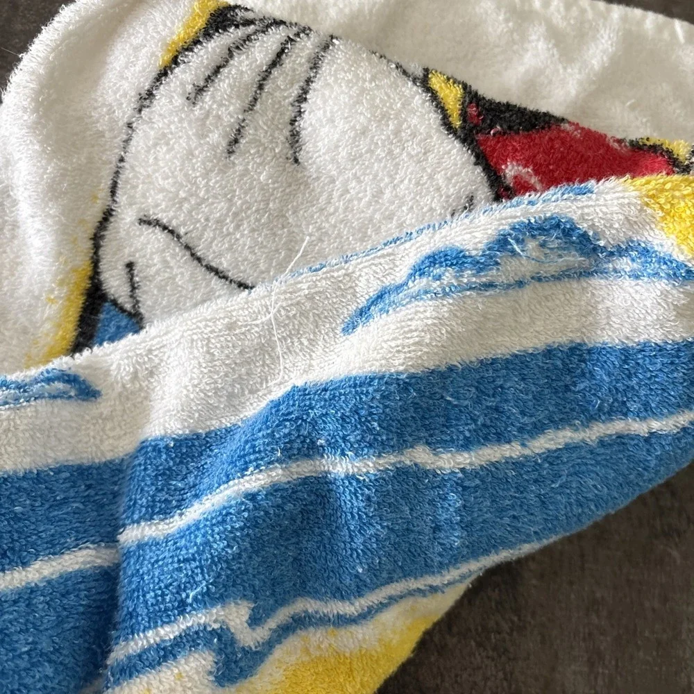 Vintage Jay Franco Walt Disney Mickey Mouse Chilling At The Beach Towel 53x27